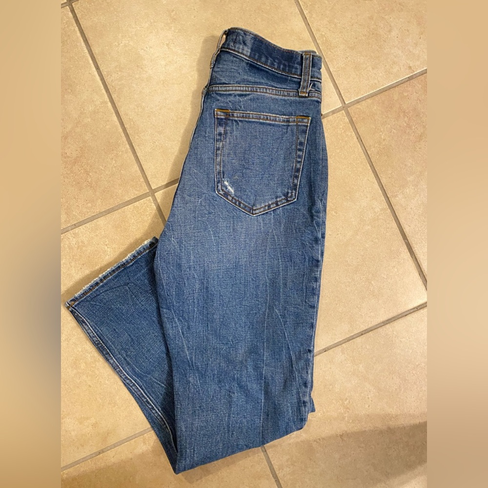 Abercrombie and Fitch 90’s ankle straight ultra high rise. Curve Love